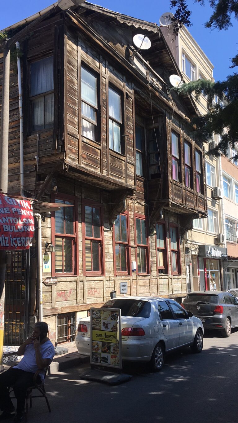 Wooden Houses in Istanbul Historical Peninsula. 2021