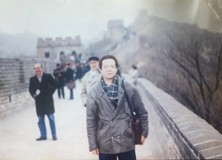 Beijing Wall, China. December 1987