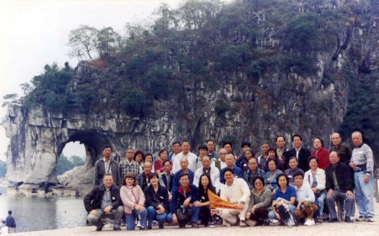 Turkish family with Chinese tourists