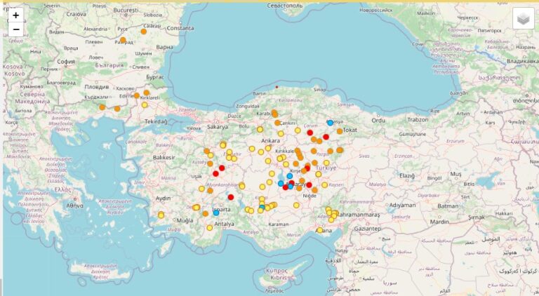 Place Names with Tumulus (Höyük in Turkish)
