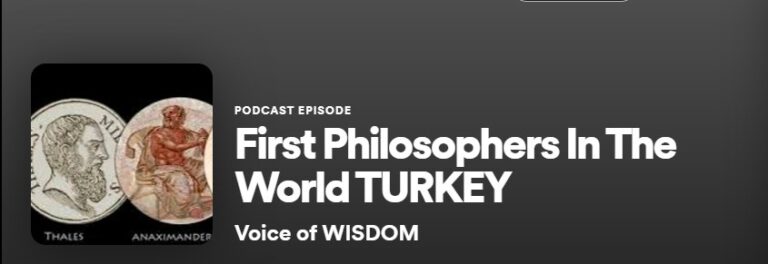 First Philosophers in The World: TURKEY