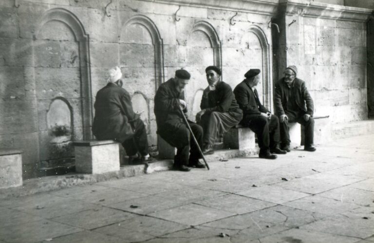 Fatih Mosque Premises. Istanbul. 1975