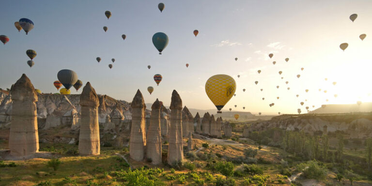 Cappadocia, Middle of the Middle in Turkey.