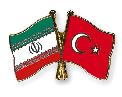 Turkey and Iran Flags