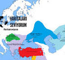 Map of Turkeys in Hungary, Ukraine, Egypt, Asia Minor and Inner Asianatolia