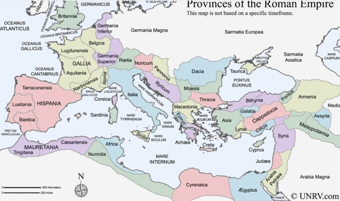 Roman Empire Provinces in Turkey Geography