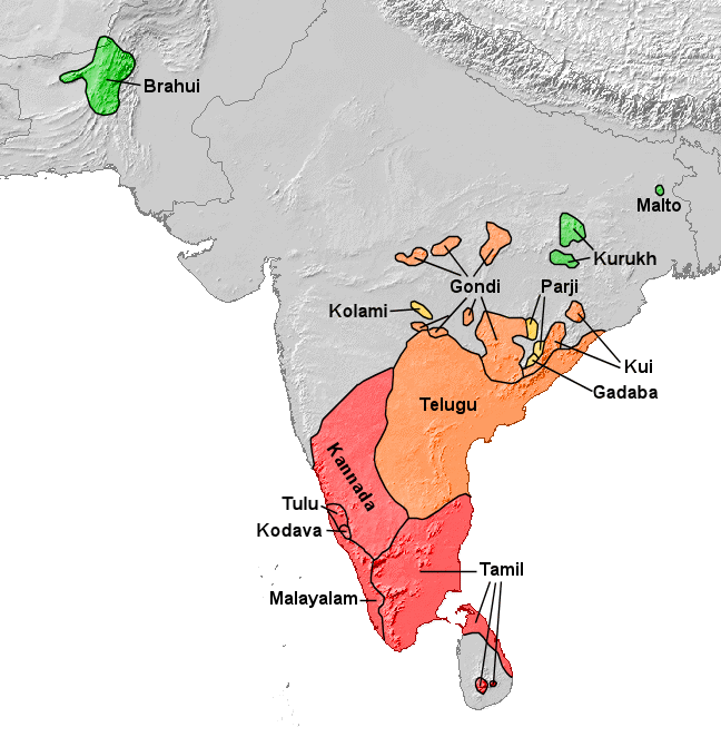 Dravician languages in India