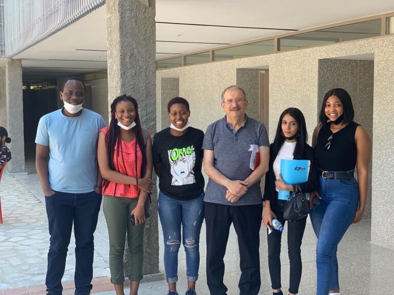 Scholarly Professor Omer Ozkan with his International Students in Cyprus