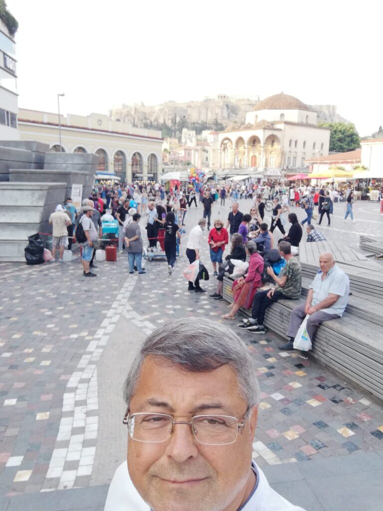 Street Shopping in Athens, Greece.17 May 2022