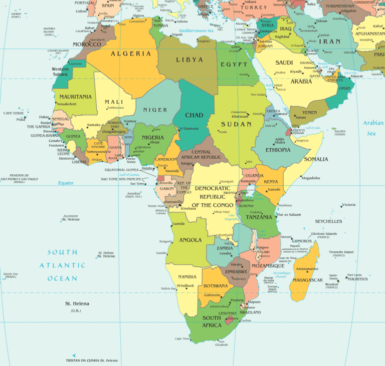 Total Imports of African Continent Countries and Turkey