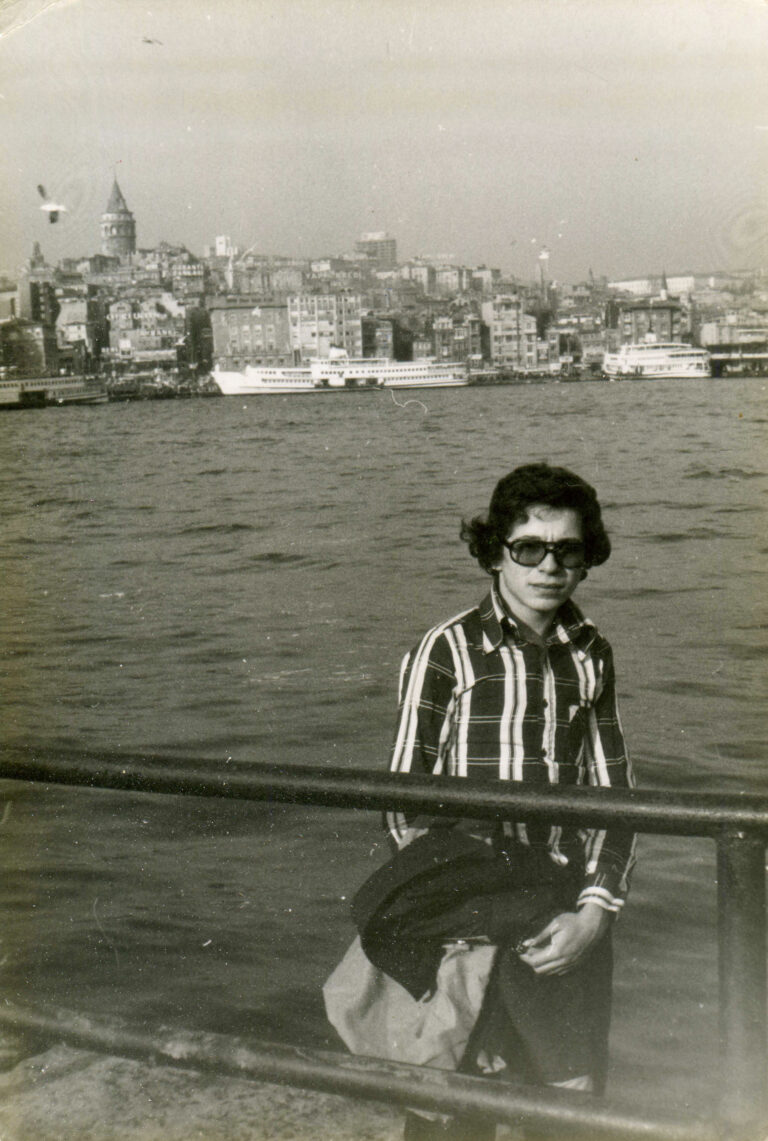 Historical downtown of Istanbul in 1975