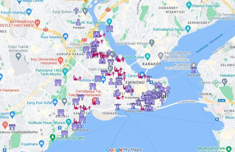 100 Roman-Byzantine Works in Istanbul (A-Z)