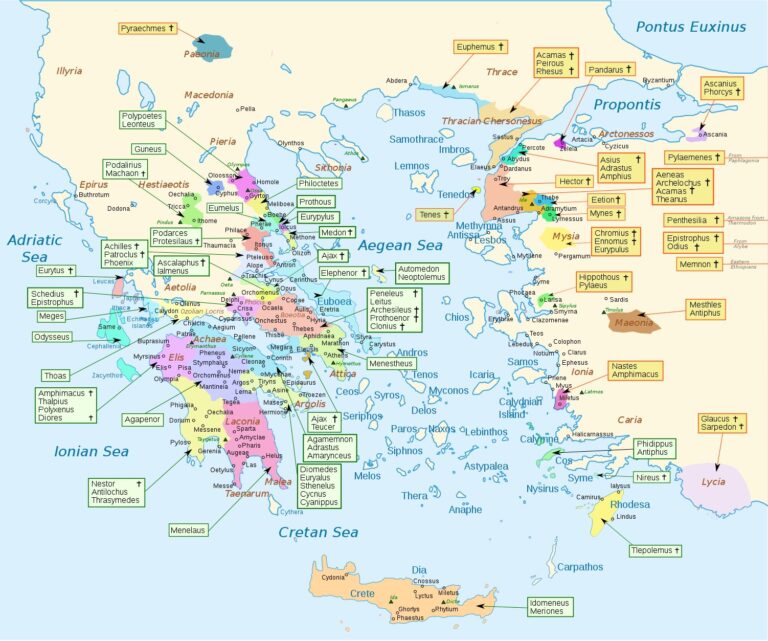 The homeland of every character in Homer’s Iliad.