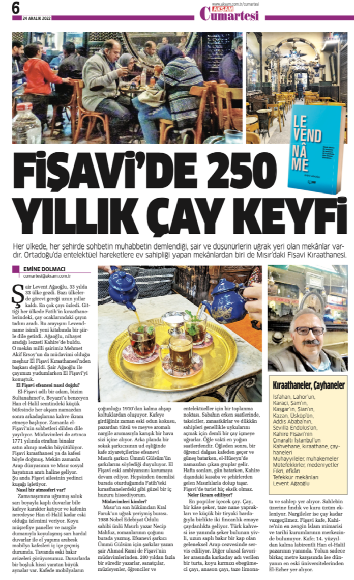 Fişavı'de Kahve İçmek