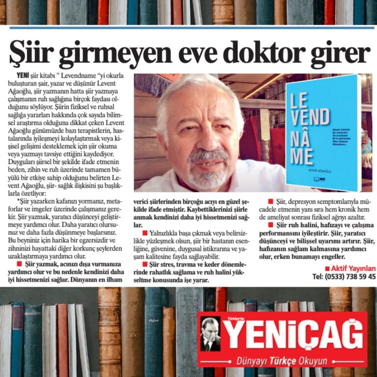 Şiir girmeyen eve doktor girer