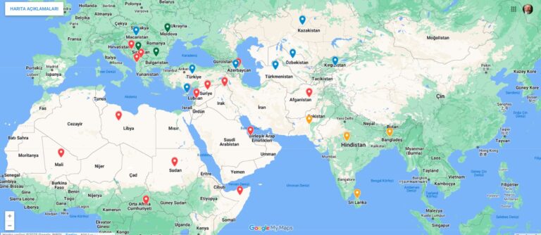 Google Haritalarım