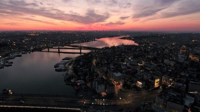 Sunset from Istanbul