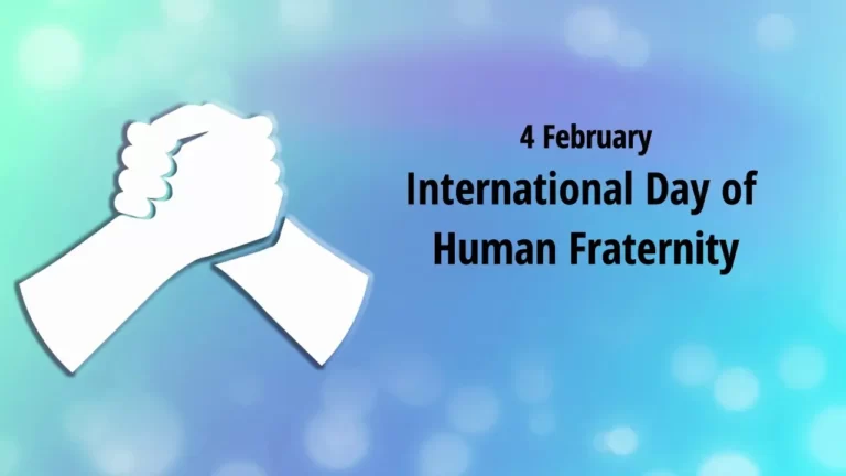 ICDAY’s Virtual Event : International Day of Human Fraternity, 02/04/2023…