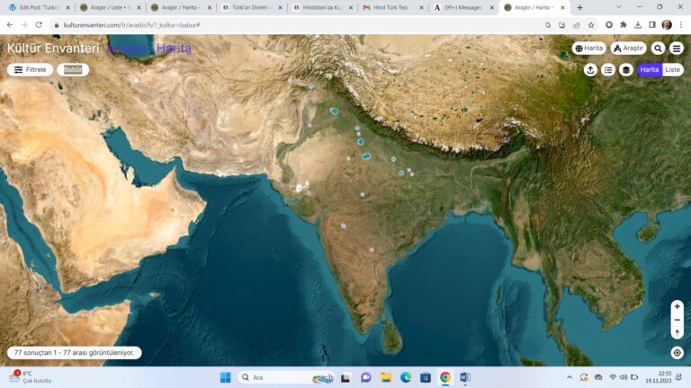 Turkish Babur Cultural Heritage in India Sub-Continent