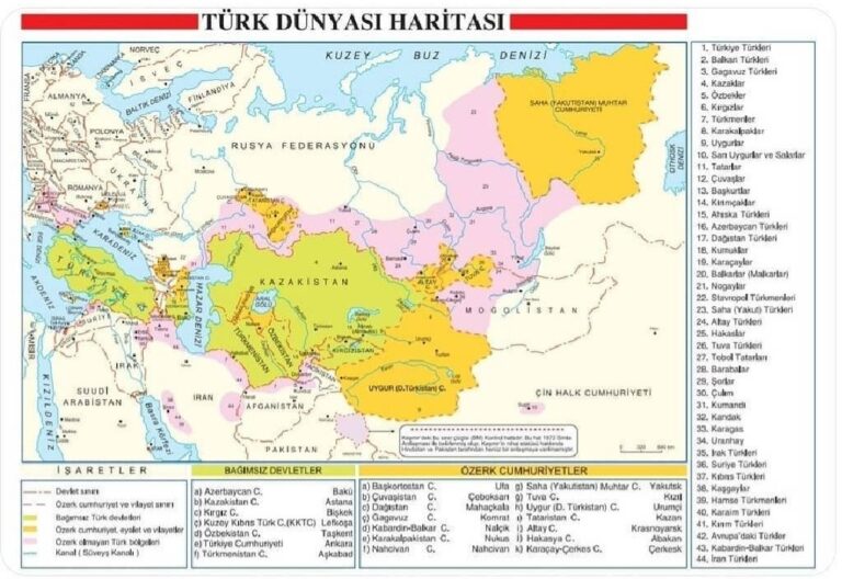 Türk Dünyası Haritası