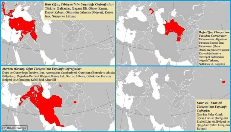 Oğuz Türkçesi’nin 4 Kolu