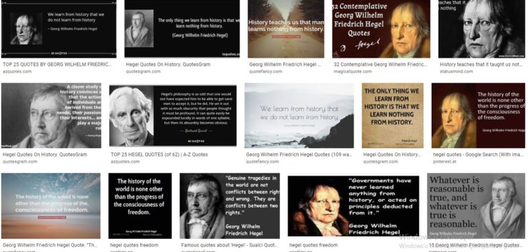 Hegel Quotes/Hegel Sözleri