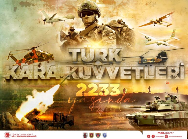 Türk Ordusunun (Kara. Hava. Deniz. Uzay. Jandarma) 2233. Yılı olarak kutlanmalı.
