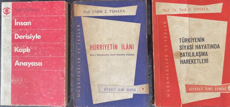 Tarık Zafer Tunaya ve Siyaset Bilimi
