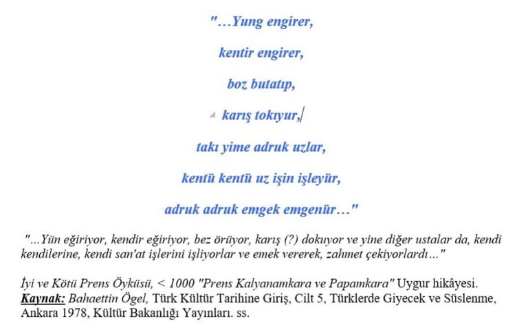 Türkistan Kenevirin Anavatanıdır